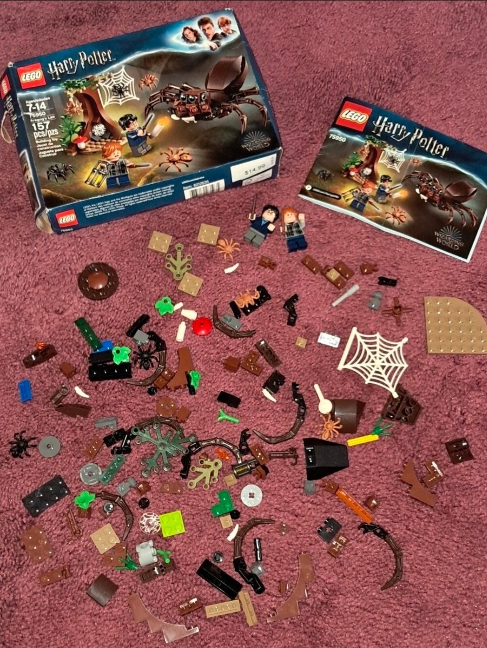 LEGO Harry Potter and the Chamber of Secrets Aragogs Lair 75950